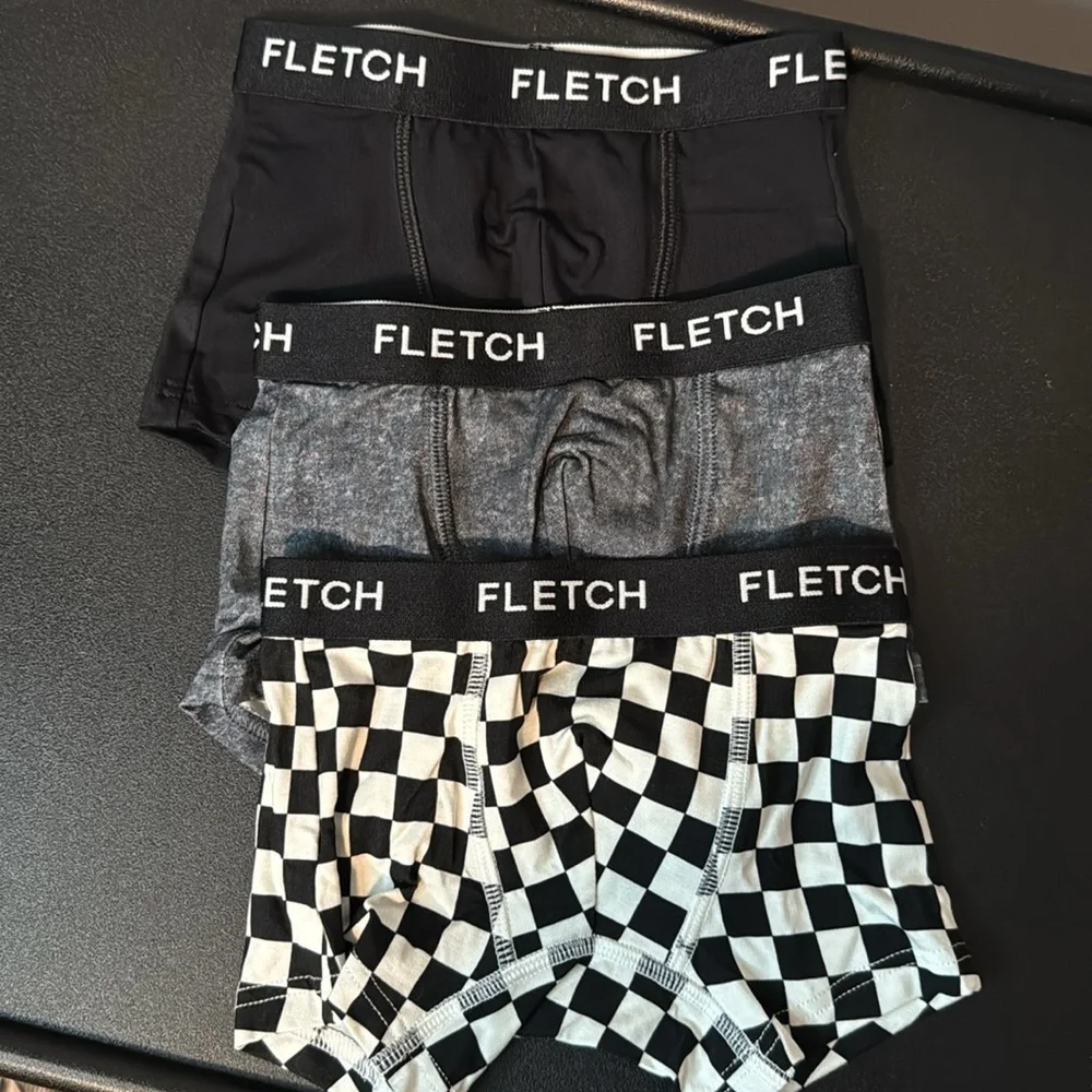 Fletch Brand Checked Out Bamboo Boxer Briefs 18-24 Months New NIB